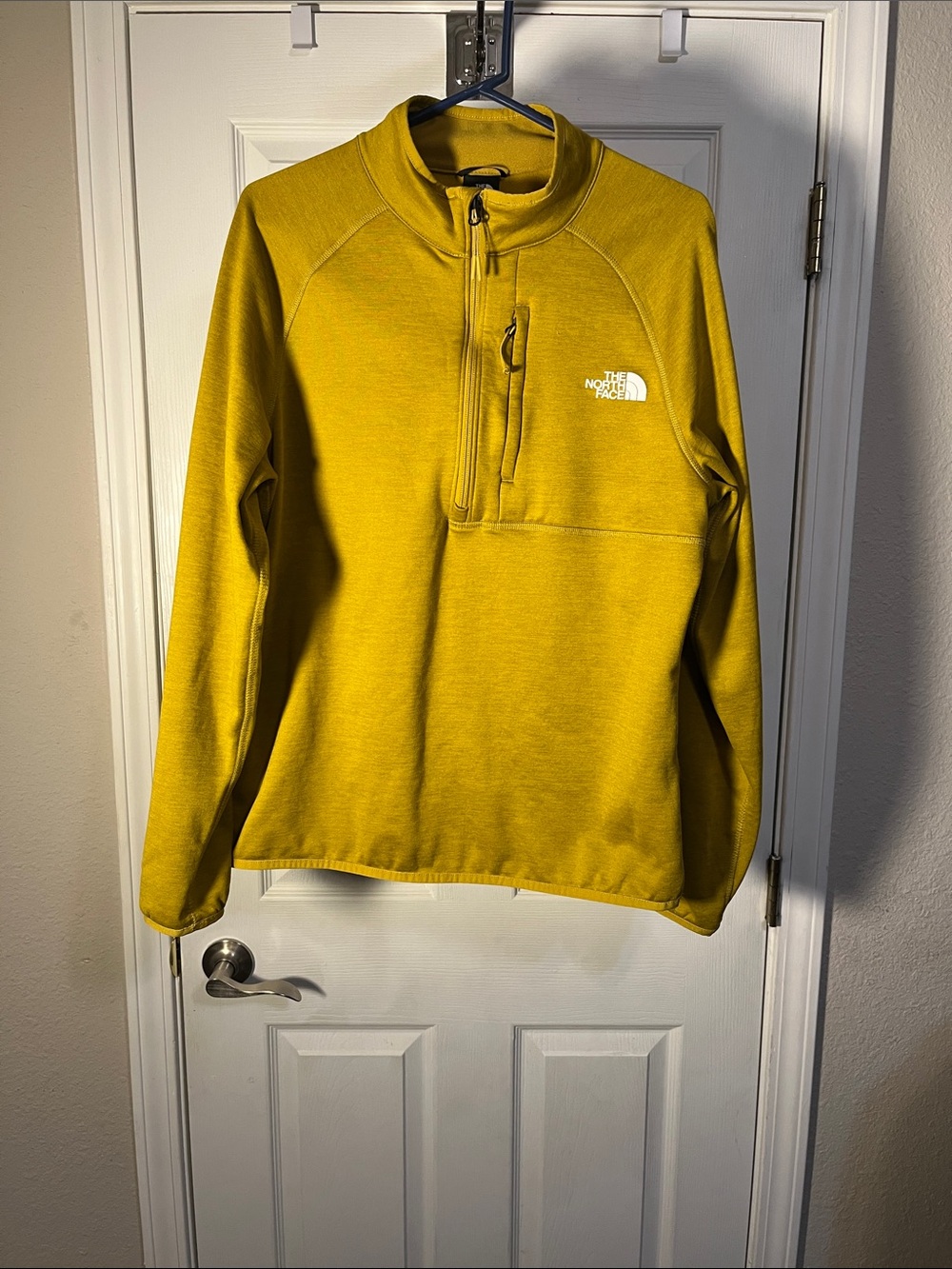 The North Face gold Half-Zip Fleece Pullover